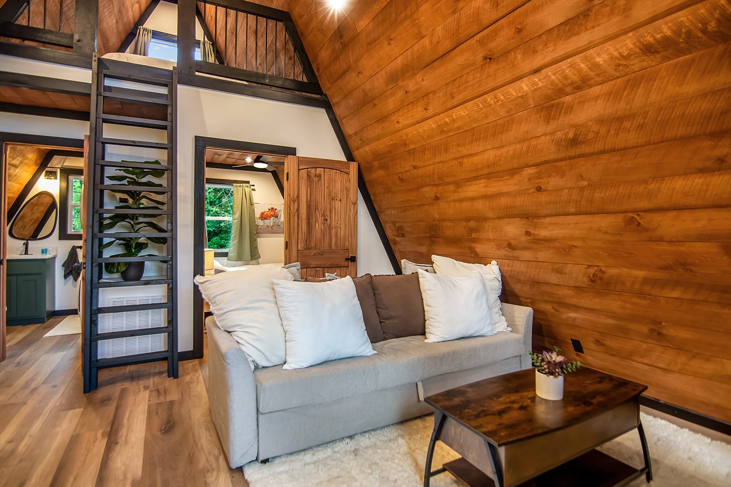 Blue Ridge Cabin Living Room